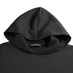 poncho long en tissu pour homme
