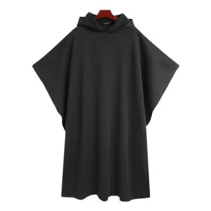 poncho homme streetwear long