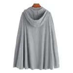 poncho homme mode long avec capuche