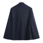 poncho homme élégant à boutons
