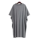 poncho bicolore homme extra long