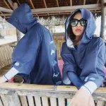poncho pour surfeur shark