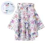 vêtement imperméable fille motifs animaux