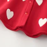 vêtement poncho rouge pour fille