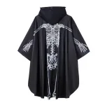 poncho squelette imperméable