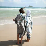poncho imperméable pour surf roller