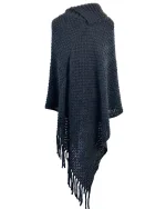 poncho chic en laine