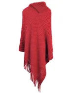 poncho en laine confortable