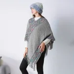 poncho en laine pour femme économique