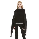 poncho élégant en laine pour femme