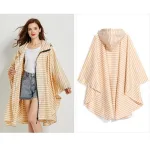 poncho léger à rayures