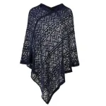 poncho en dentelle pour femme