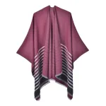 poncho femme avec capuche
