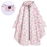 poncho en plastique flamands roses pour femme