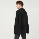 poncho style contemporain homme