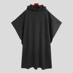 poncho long homme