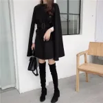 poncho femme tendance ceinture