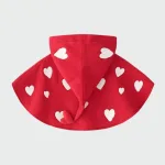poncho enfant rouge