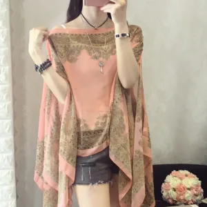 poncho moderne femme