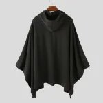 vêtement homme poncho noir