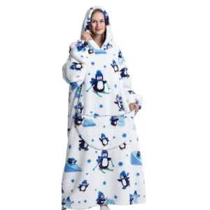 poncho nuit femme