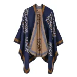 mode féminine poncho léopard