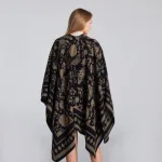 poncho en tissu papillon