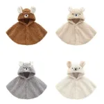 poncho agneau pour nouveau-né