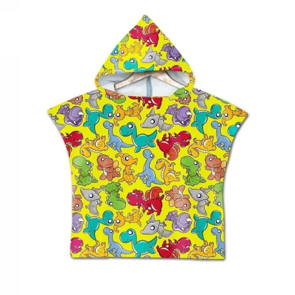 poncho plage bébé