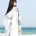 poncho waterproof femme surf