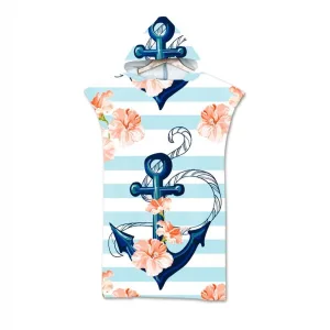 poncho plage femme