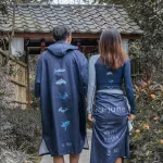 poncho de surf shark