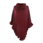 poncho en cachemire pour femme