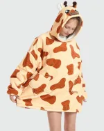 poncho plaid enfant