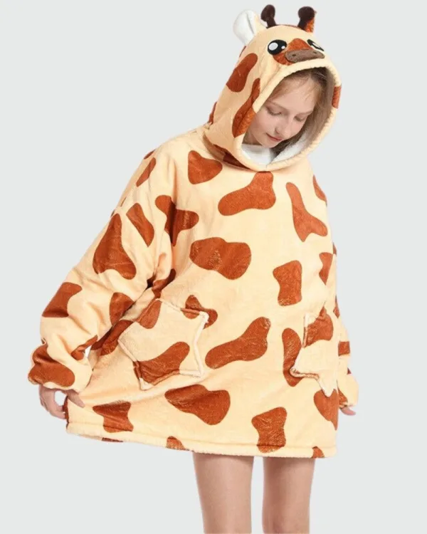 poncho plaid enfant