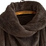 poncho doux en tissu pour homme