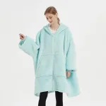 poncho polaire pour femme