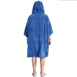 poncho homme avec capuche polaire