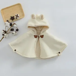 poncho polaire enfant hiver
