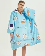 poncho polaire femme sushis