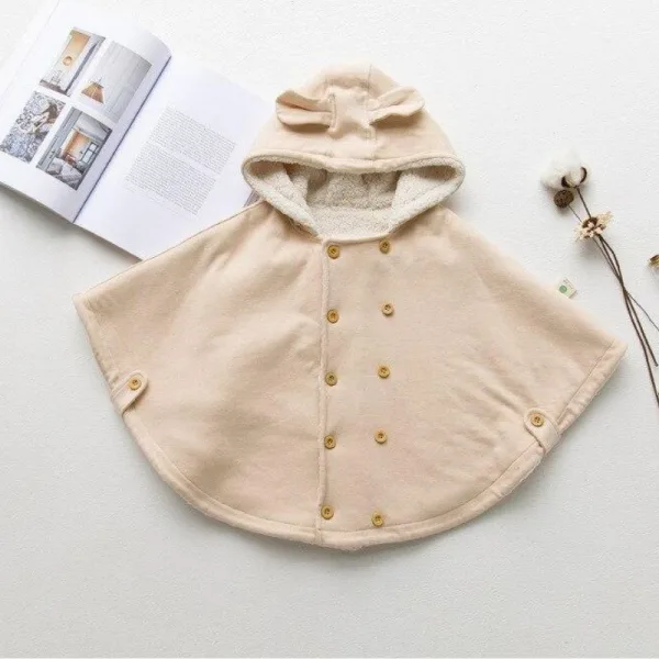 poncho polaire fille