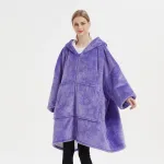 poncho polaire zip pour femme
