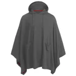 poncho imperméable à capuche