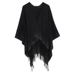 poncho doux en cachemire pour femme