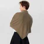 poncho chaud homme col roulé