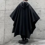 poncho homme style japonais
