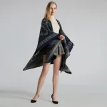 vêtement grande taille poncho femme