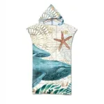 poncho surf bord de mer