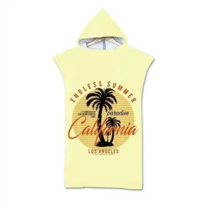 poncho surf coton et microfibres