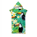 poncho surf fleurs des tropiques
